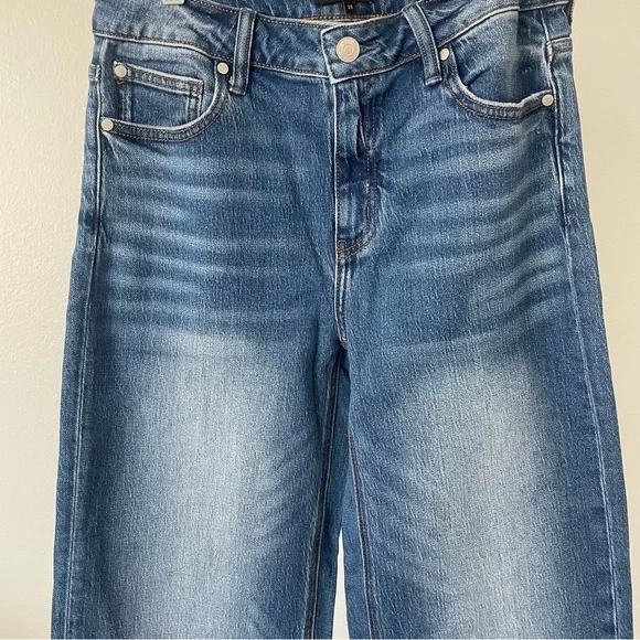 Quince High-Rise Wide Leg Jeans Size 29 Medium Wash - Picture 3 of 6